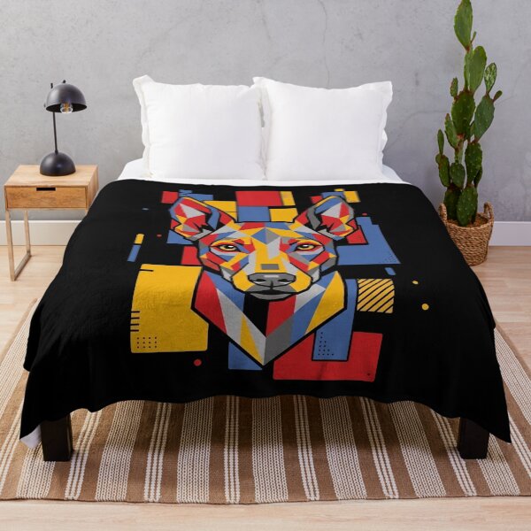 Item preview, Funny Pharaoh Hound Colorful Blocks Geometric Art Mom Dad Kids designed and sold by FurryHavenPH.