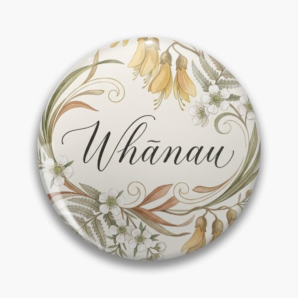 Item preview, Whānau Māori-Inspired Native Botanical Greeting Card designed and sold by ToiKiri.