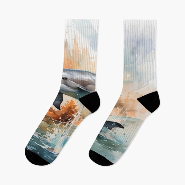 Item preview, Jumping Bottlenose Dolphin – Coastal Ocean Wildlife Art designed and sold by GutyzDesignsES.