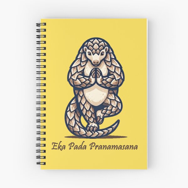 Item preview, Yoga Pangolin: Eka Pada Pranamasana designed and sold by Finding Source Designs.