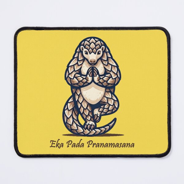 Item preview, Yoga Pangolin: Eka Pada Pranamasana designed and sold by Finding Source Designs.
