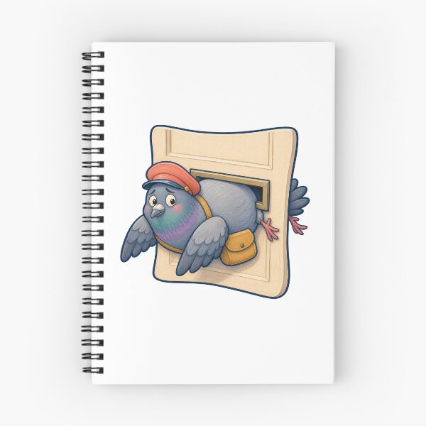 Item preview, Carrier Pigeon Stuck in Mail Slot designed and sold by GoverArt.