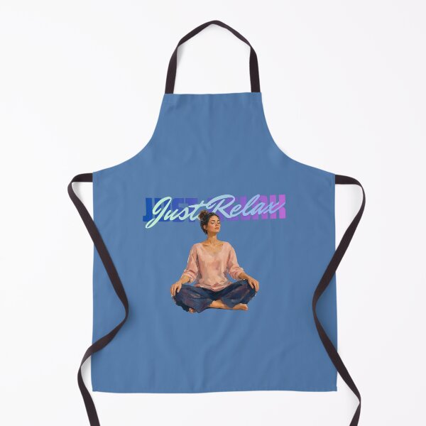 Item preview, Just Relax Meditation Girl Mindfulness Yoga Art designed and sold by busesplace.