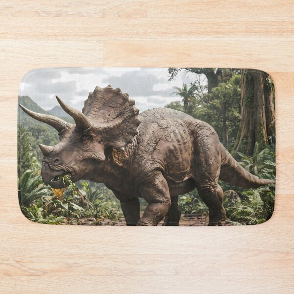 Item preview, C Epic Prehistoric Dinosaur World Jurassic Landscape Art designed and sold by ART ATTACK ZONE.