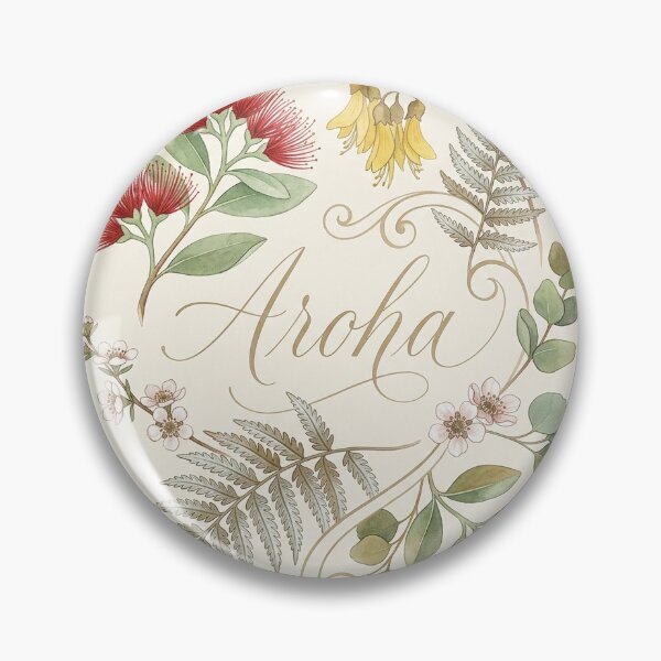Item preview, Aroha | Māori-Inspired Native Botanical Greeting Card designed and sold by ToiKiri.