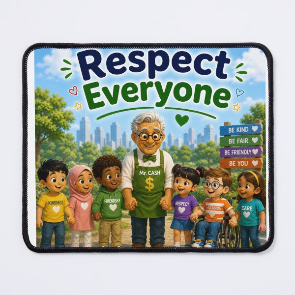 Item preview, Respect Everyone – Kindness Starts With Us designed and sold by LumivaraGallery.