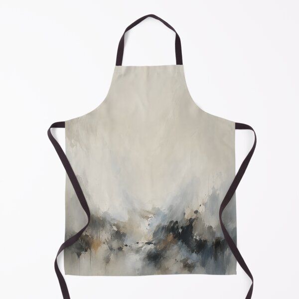 Item preview, Neutral Abstract Landscape – Beige Gray Blue Minimalist Art designed and sold by GutyzDesignsES.