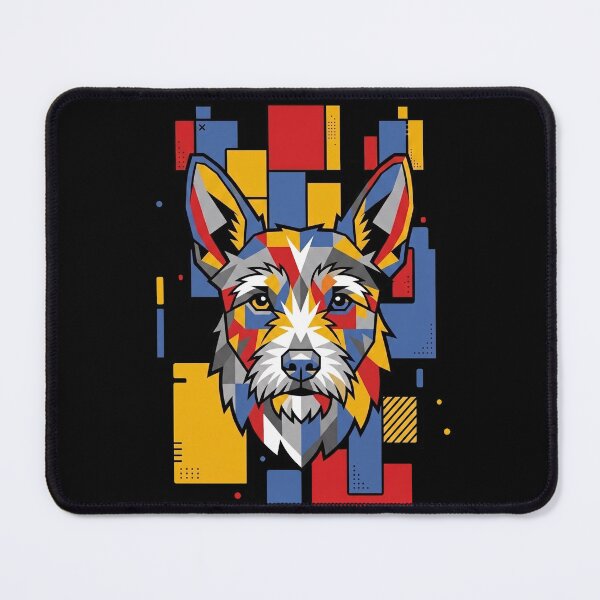 Item preview, Funny Portuguese Podengo Pequeno Colorful Blocks Geometric Art Mom Dad Kids designed and sold by FurryHavenPH.