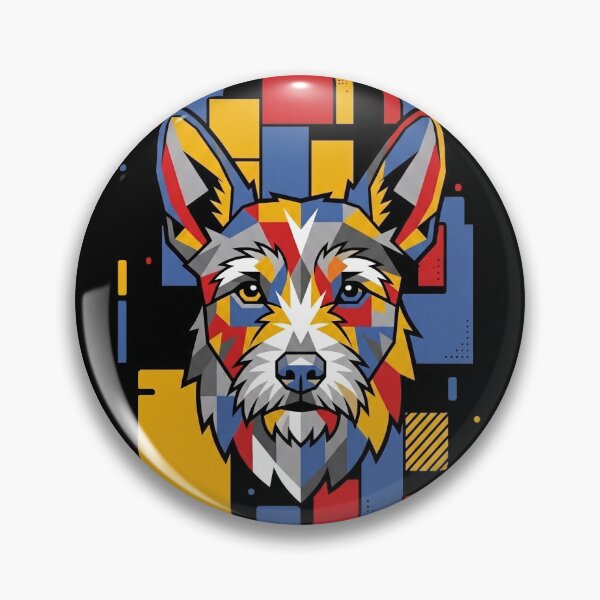 Item preview, Funny Portuguese Podengo Pequeno Colorful Blocks Geometric Art Mom Dad Kids designed and sold by FurryHavenPH.