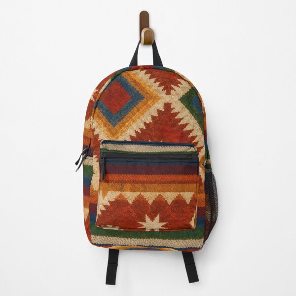 Item preview, Alpaca Desert Thunder - Terracotta Red Aztec Motif designed and sold by BrainCurves.