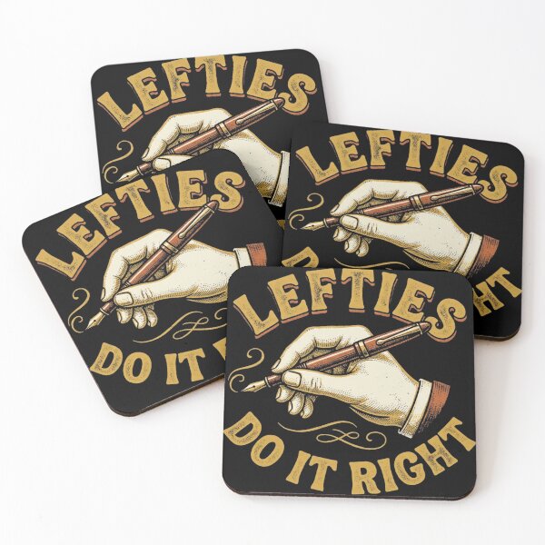 Item preview, Lefties Do It Right Vintage Fountain Pen Left Handed Writer designed and sold by TeNovaStudio.