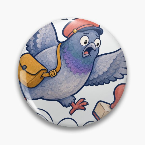 Item preview, Carrier Pigeon Runaway Rubber Stamp designed and sold by GoverArt.