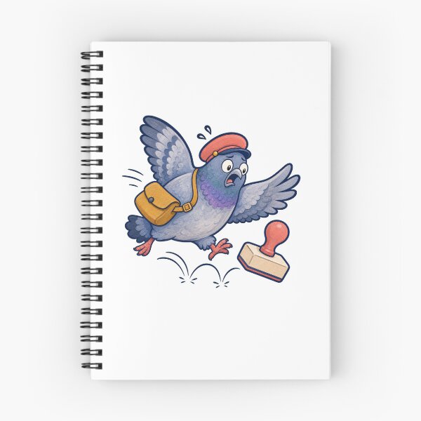 Item preview, Carrier Pigeon Runaway Rubber Stamp designed and sold by GoverArt.