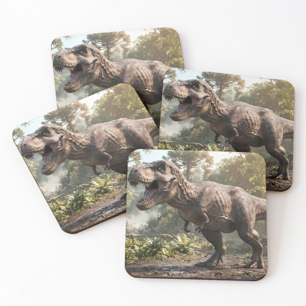 Item preview, D Epic Prehistoric Dinosaur World Jurassic Landscape Art designed and sold by ART ATTACK ZONE.