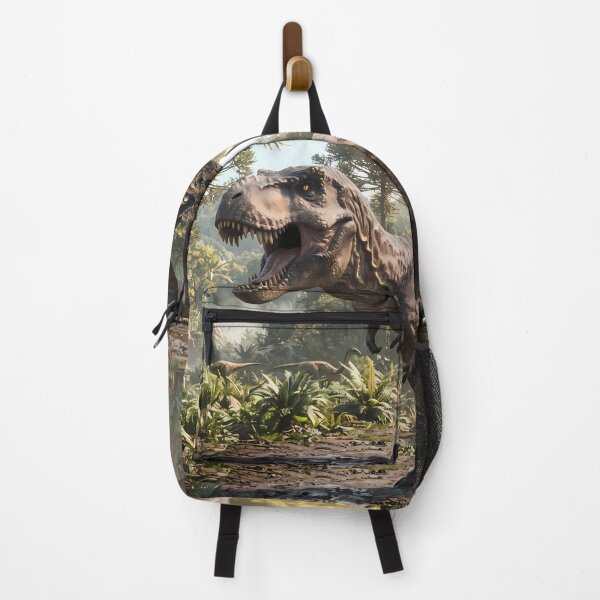 Item preview, D Epic Prehistoric Dinosaur World Jurassic Landscape Art designed and sold by ART ATTACK ZONE.