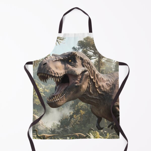Item preview, D Epic Prehistoric Dinosaur World Jurassic Landscape Art designed and sold by ART ATTACK ZONE.