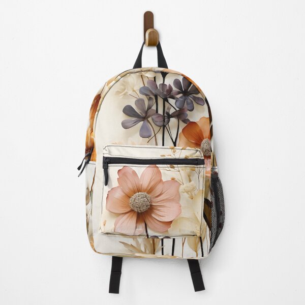 Item preview, Neutral Boho Wildflowers – Cream Peach Botanical Floral Art designed and sold by GutyzDesignsES.
