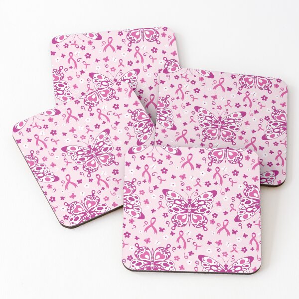Item preview, Breast Cancer Awareness Pink Ribbon and Butterfly Pattern designed and sold by mrhighsky.
