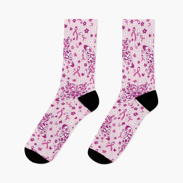 Item preview, Breast Cancer Awareness Pink Ribbon and Butterfly Pattern designed and sold by mrhighsky.