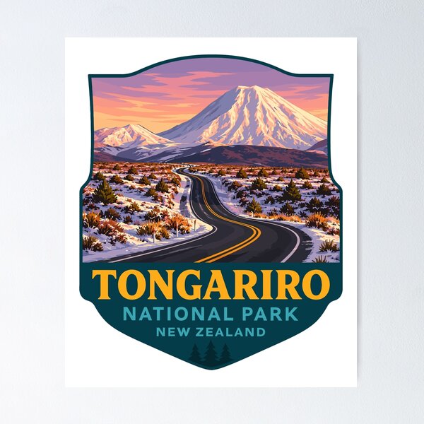 Item preview, Tongariro National Park, New Zealand | Volcanic Landscape Nature Travel designed and sold by Gideon Emmerich.