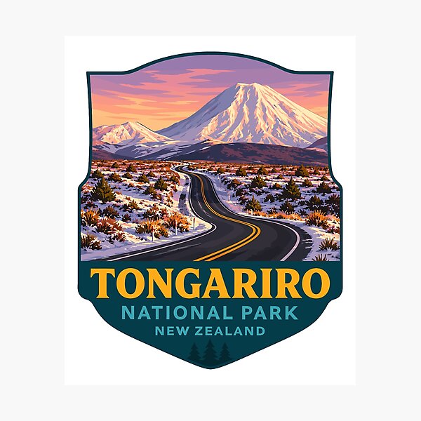 Item preview, Tongariro National Park, New Zealand | Volcanic Landscape Nature Travel designed and sold by Gideon Emmerich.