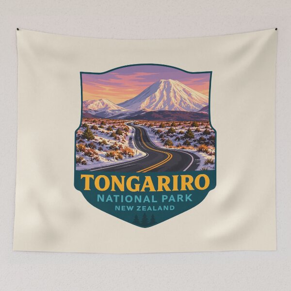 Item preview, Tongariro National Park, New Zealand | Volcanic Landscape Nature Travel designed and sold by Gideon Emmerich.