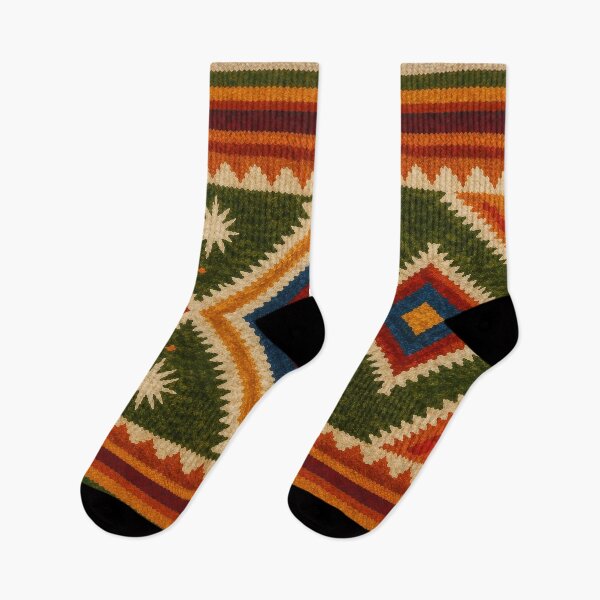 Item preview, Alpaca Desert Thunder - Warm Sunburst Geometric Pattern designed and sold by BrainCurves.