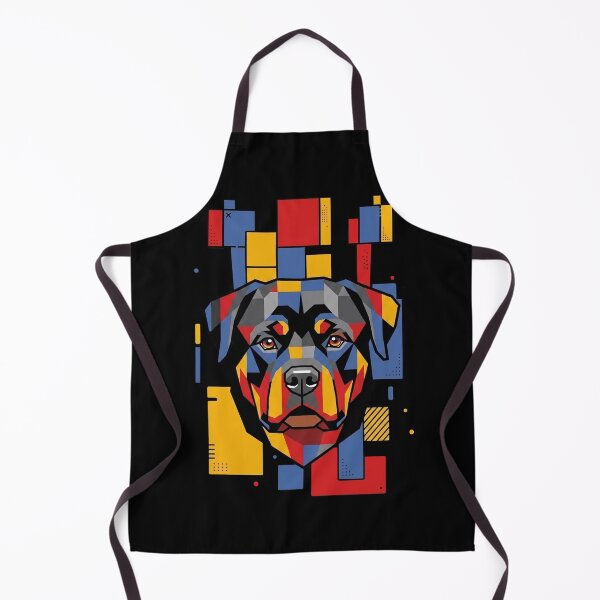 Item preview, Funny Rottweiler Colorful Blocks Geometric Art Mom Dad Kids designed and sold by FurryHavenPH.