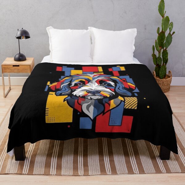 Item preview, Funny Saint Berdoodle Colorful Blocks Geometric Art Mom Dad Kids designed and sold by FurryHavenPH.