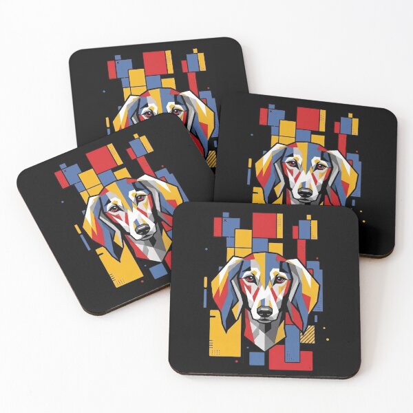 Item preview, Funny Saluki Colorful Blocks Geometric Art Mom Dad Kids designed and sold by FurryHavenPH.