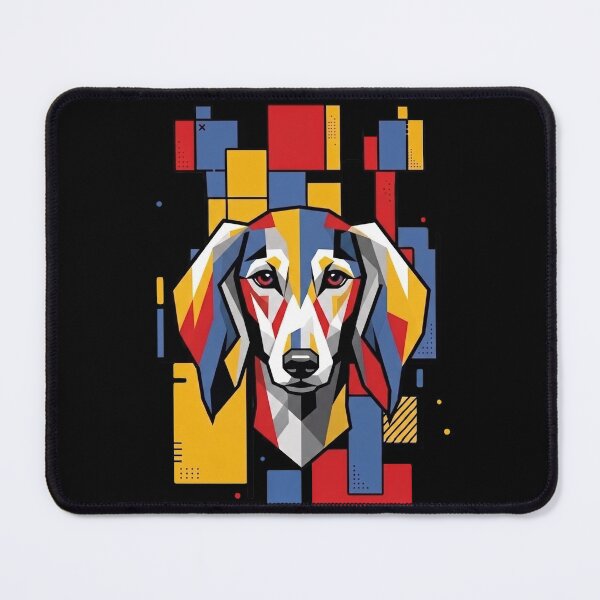 Item preview, Funny Saluki Colorful Blocks Geometric Art Mom Dad Kids designed and sold by FurryHavenPH.