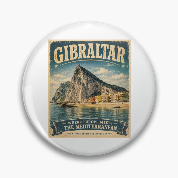 Item preview, Vintage Gibraltar Travel Poster designed and sold by djbingib.