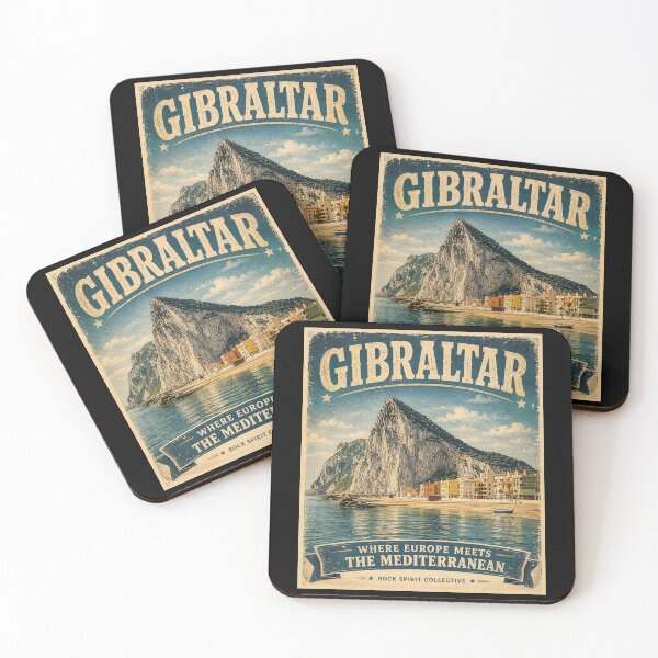 Item preview, Vintage Gibraltar Travel Poster designed and sold by djbingib.