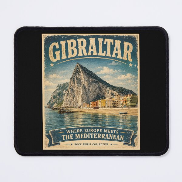 Item preview, Vintage Gibraltar Travel Poster designed and sold by djbingib.