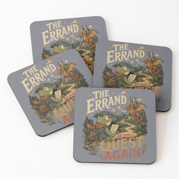 Item preview, The Errand Became a Quest Again Frog designed and sold by VIVID COLORS CLUB.