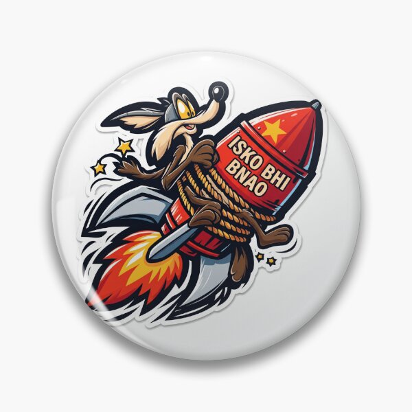 Item preview, Funny Rocket Squirrel Space Adventure Sticker | Desi Humor Cartoon Space Explorer Design designed and sold by MAStrends.