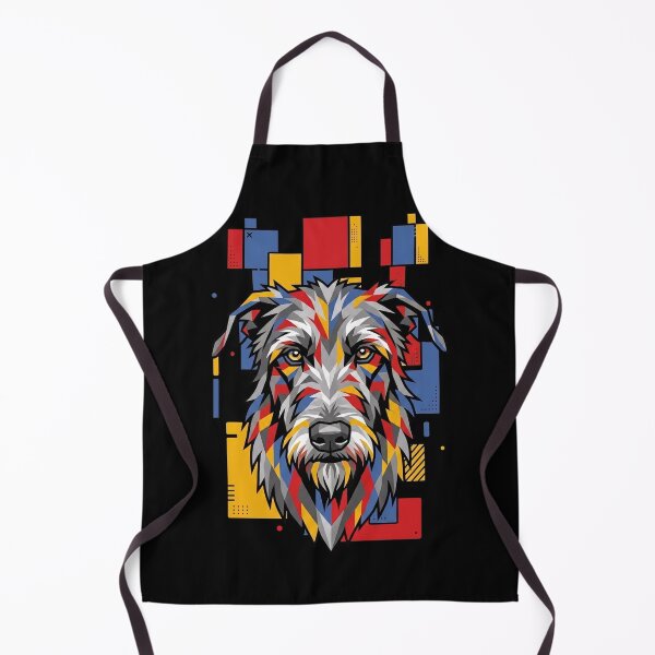 Item preview, Funny Scottish Deerhound Colorful Blocks Geometric Art Mom Dad Kids designed and sold by FurryHavenPH.