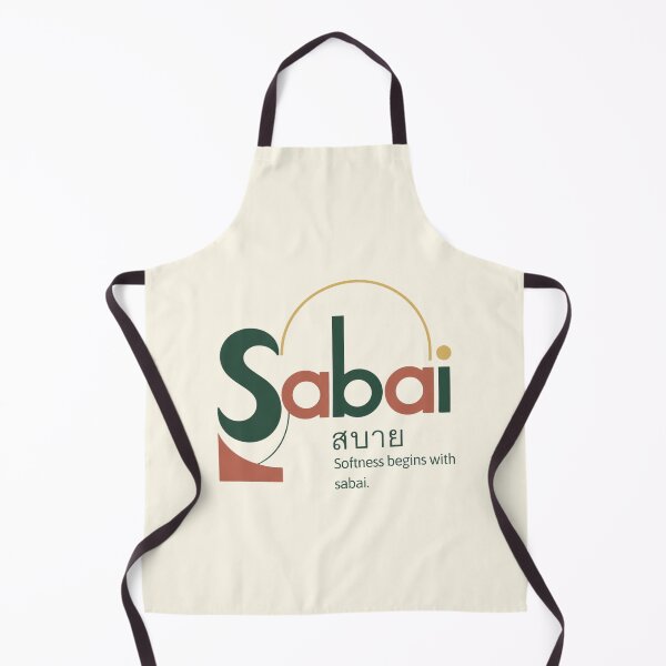 Item preview, Sabai | Minimal Thai Typography & Soft Life Aesthetic | Soft Thailand™ designed and sold by CosmicQuietStudio.