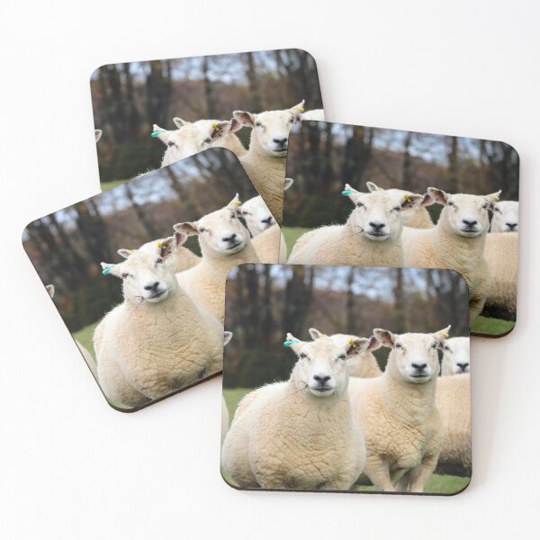 Item preview, Curious Sheep Flock in the English Countryside designed and sold by leonwoods.