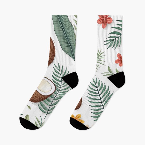 Item preview, Tropical Coconut Botanical Pattern designed and sold by Angellacelin.