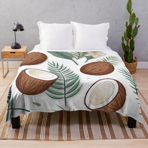 Item preview, Tropical Coconut Botanical Pattern designed and sold by Angellacelin.