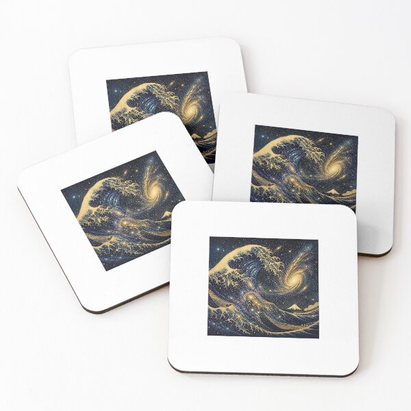 Item preview, Great Cosmic Wave Space Galaxy Japanese Art designed and sold by TicoInk.