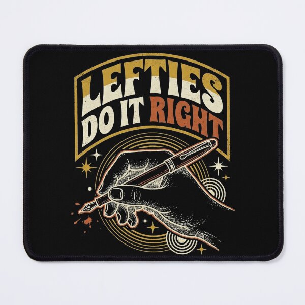 Item preview, Lefties Do It Right Retro Vintage Fountain Pen Southpaw designed and sold by TeNovaStudio.