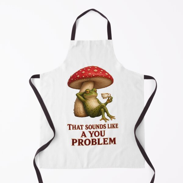 Item preview, That Sounds Like a You Problem Sarcastic Frog and Mushroom designed and sold by RoPrincess.