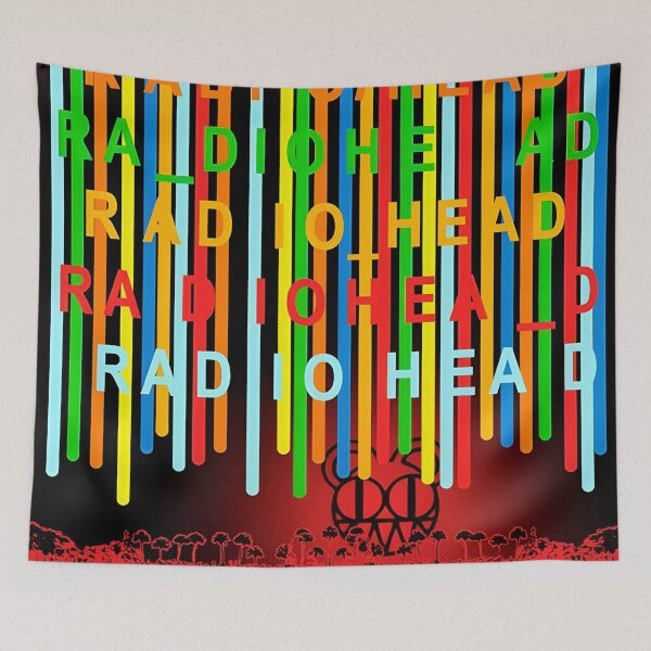 Item preview, Radiohead Original Custom Vintage Music Poster Wall Art designed and sold by Cool Robot Bro..