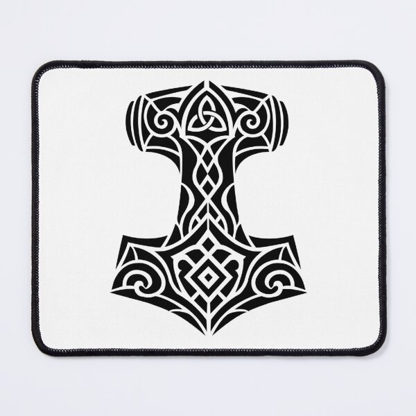 Item preview, Mjölnir — Norse Thor's Hammer with Celtic Knotwork designed and sold by SivaroStudio.