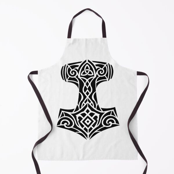 Item preview, Mjölnir — Norse Thor's Hammer with Celtic Knotwork designed and sold by SivaroStudio.