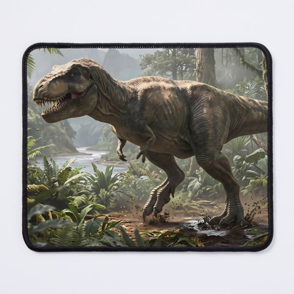 Item preview, F Epic Prehistoric Dinosaur World Jurassic Landscape Art designed and sold by ART ATTACK ZONE.