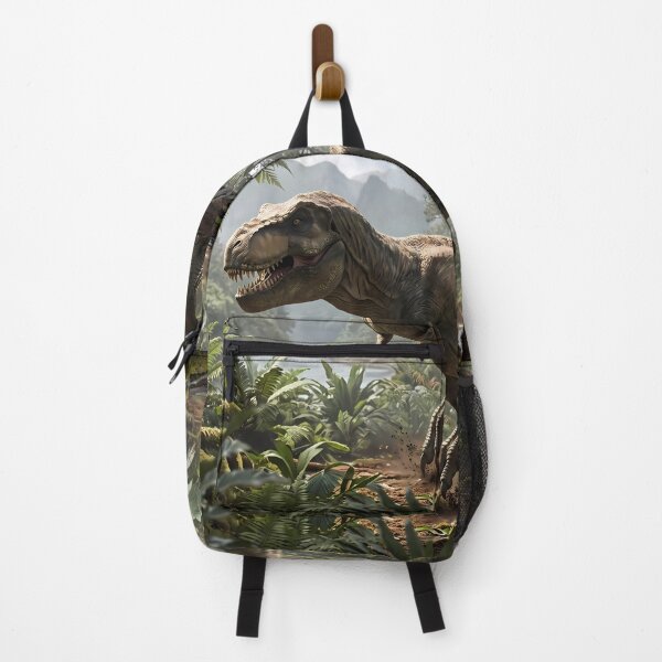 Item preview, F Epic Prehistoric Dinosaur World Jurassic Landscape Art designed and sold by ART ATTACK ZONE.
