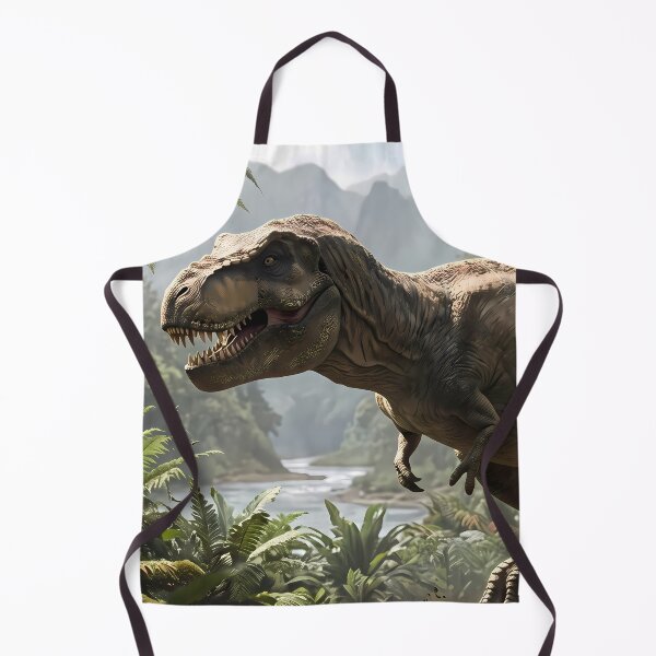Item preview, F Epic Prehistoric Dinosaur World Jurassic Landscape Art designed and sold by ART ATTACK ZONE.